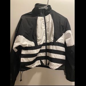 Adidas cropped wind breaker jacket
